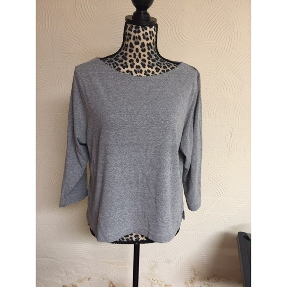 Liz Claiborne PL Grey Top - Picture 1 of 3